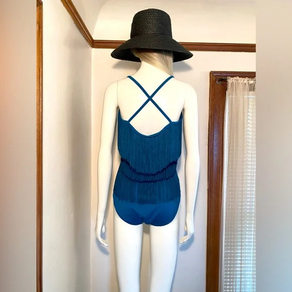 WEISSMAN Fringe Dance Wear Leotard - Sz Sm - Picture 6 of 13